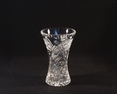 Váza křišťálová broušená 80029/35003/180 18cm. Tom Crystal Bohemia 