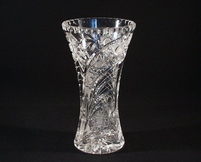 Váza křišťálová broušená 80029/35003/230 23 cm. Tom Crystal Bohemia 