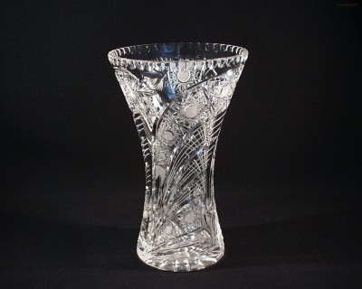 Váza křišťálová broušená 80029/35003/280 28 cm. Tom Crystal Bohemia 