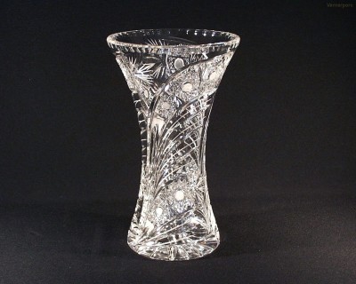 Váza křišťálová broušená 80029/35003/305 30,5 cm. Tom Crystal Bohemia 