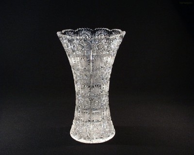 Váza křišťálová broušená 80029/57001/255 25,5 cm. Tom Crystal Bohemia 