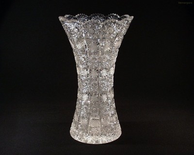 Váza křišťálová broušená 80029/57001/305 30,5 cm. Tom Crystal Bohemia 