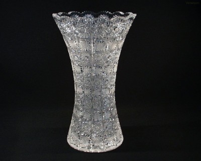 Váza křišťálová broušená 80029/57001/355 35,5 cm. Tom Crystal Bohemia 