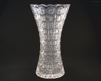 Váza křišťálová broušená 80029/57001/410  41cm. Tom Crystal Bohemia 