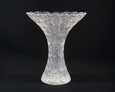Váza křišťálová broušená 80080/57001/300  30cm. tanečnice Tom Crystal Bohemia 