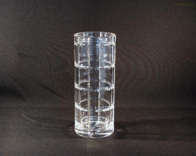 Váza křišťálová broušená 80119/10663/250  25 cm. Tom Crystal Bohemia 