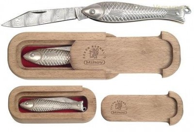 Zavírací nůž stříbrná Rybička 130-DS-1 Mikov 
