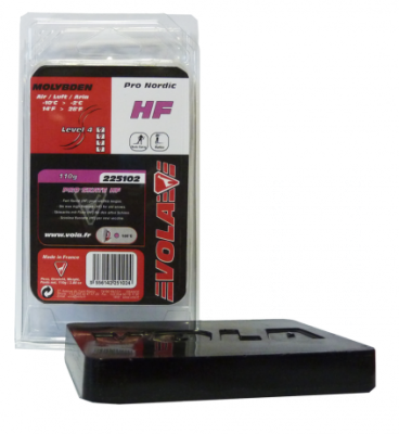 Závodní běžecký fluorový vosk PRO HF MOLYBDEN fialový 225102 -10°C / -2°C 110g.  