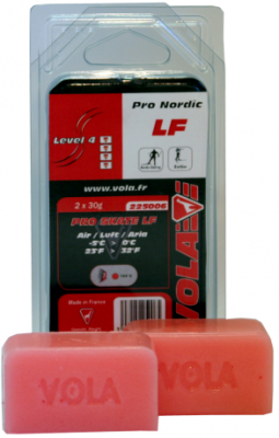 Závodní běžecký fluorový vosk PRO SKATE LF 225006 -5°C / 0°C 2x30g.  